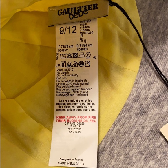 John Paul Gaultier Baby Hat - Picture 3 of 4